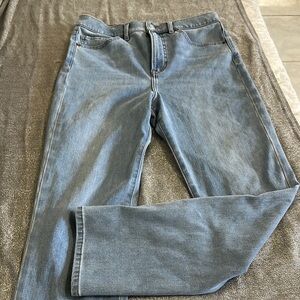 Express Blue Straight Jeans Classic Style